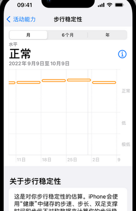 华安iPhone手机维修如何在iPhone开启'步行稳定性通知'