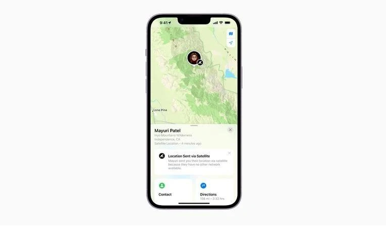 华安苹果14维修分享iPhone14系列中 FindMy功能通过卫星分享位置方法教程 